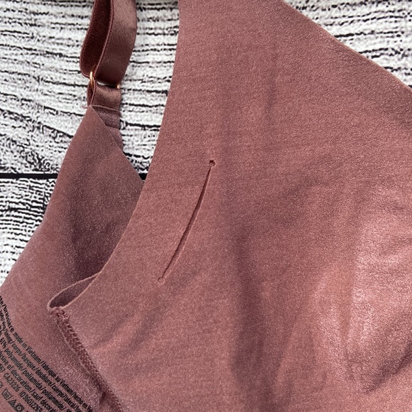 PINK Victoria’s Secret mauve pink seamless unlined bralette size large - Picture 8 of 11